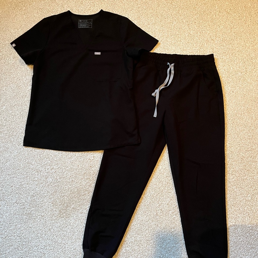 Figs Scrubs Top and Bottom